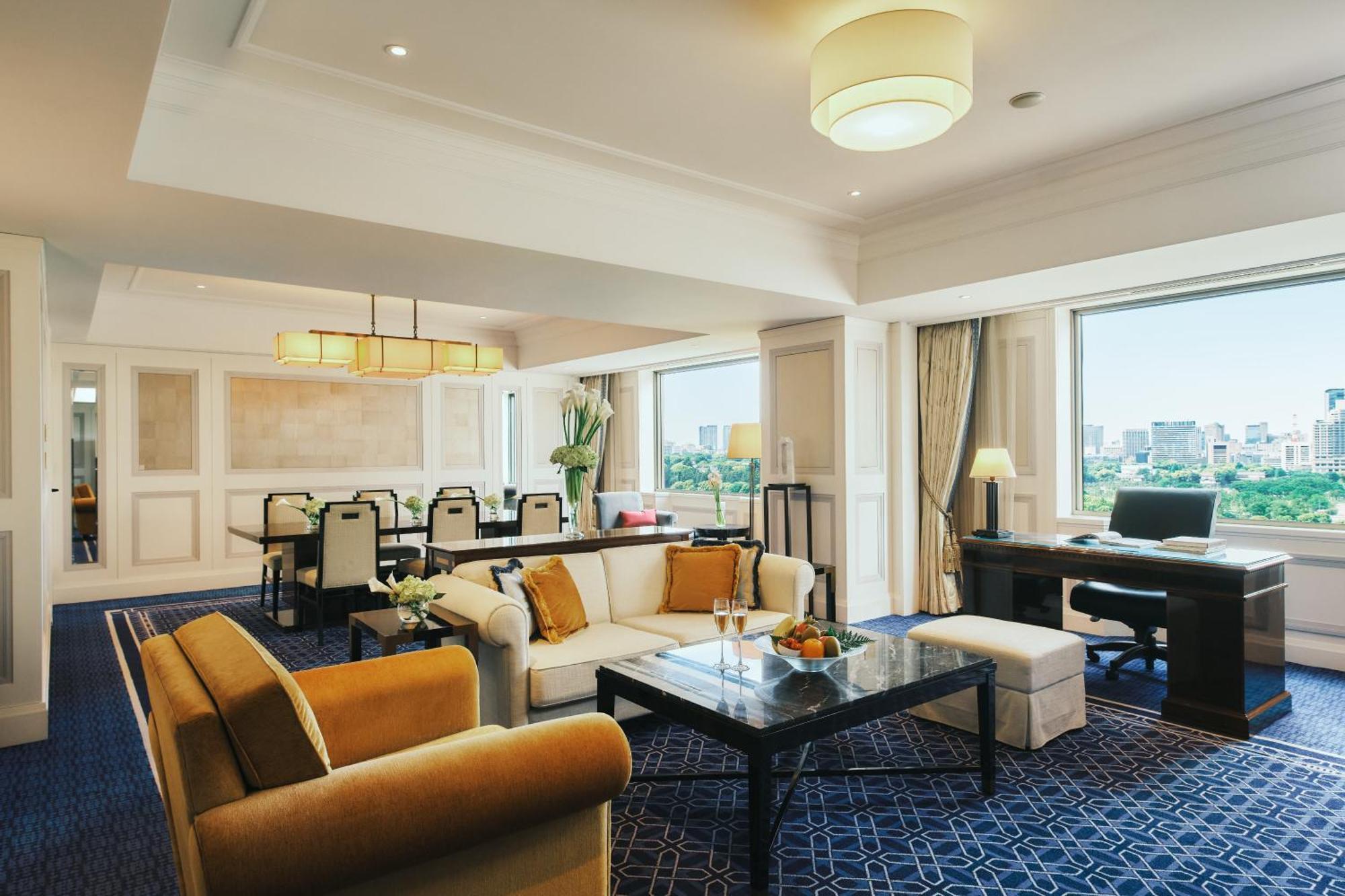 Imperial Hotel Tokyo Exterior photo A suite at the Mandarin Oriental, Tokyo